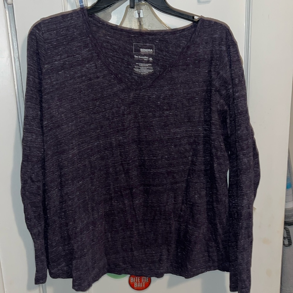 Purple/grey long sleeve